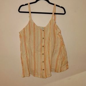 NWOT Sonoma Striped Tank, size XL